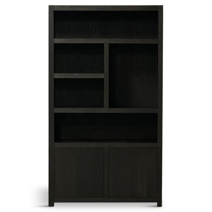 Boekenkast Tertfort 5 Vaks 120cm Rechts Dark Brown