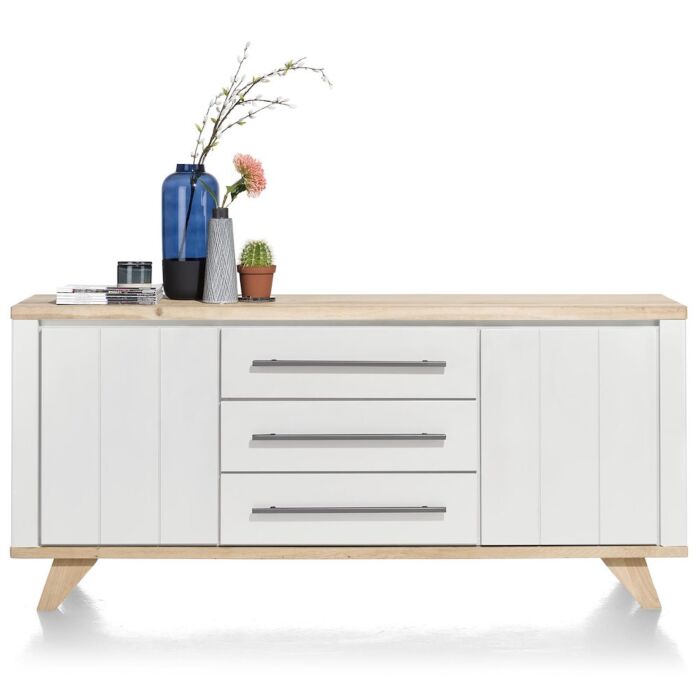 Jardin, Dressoir 190 Cm - 2-Deuren + 3-Laden - Wit