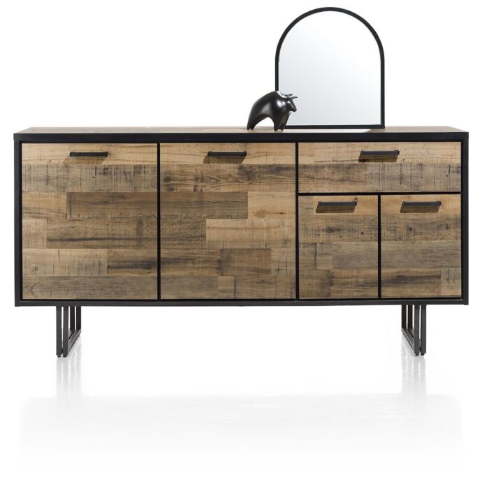 Avalon, Dressoir 170 Cm - 4-Deuren + 1-Lade - Driftwood