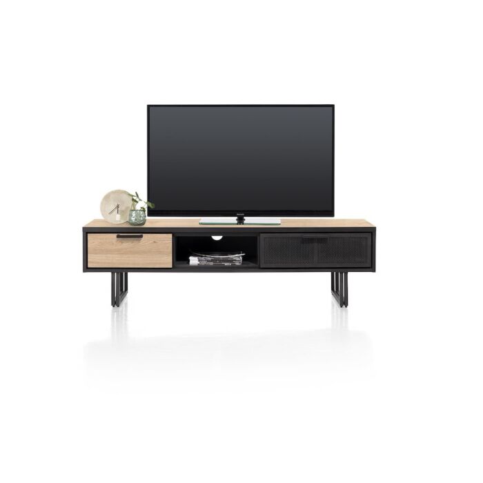 Avalon, Tv-Dressoir 160 Cm - 2-Laden + 1-Niche - Natural