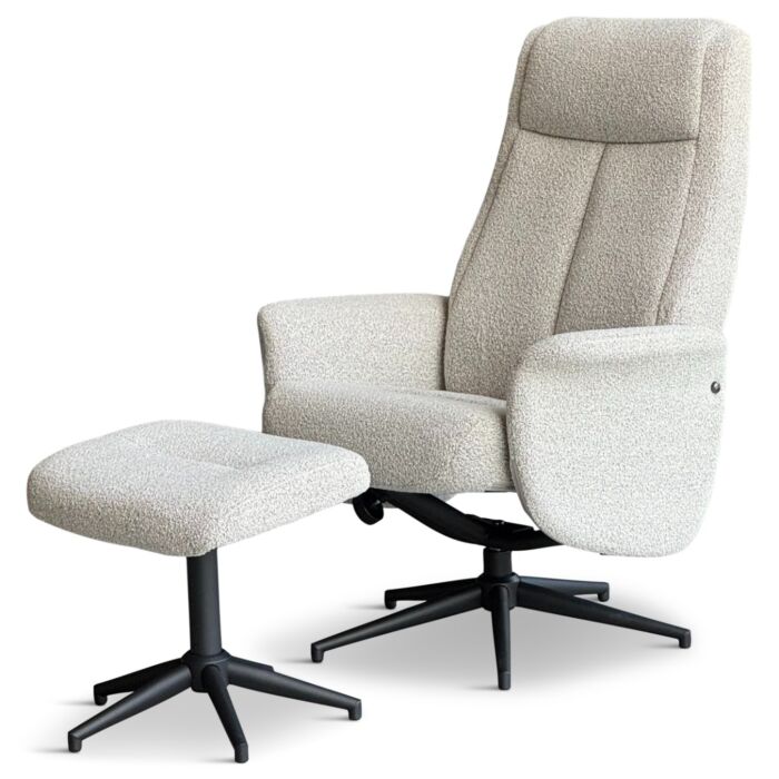 Fauteuil Brugge met  Voetenbank