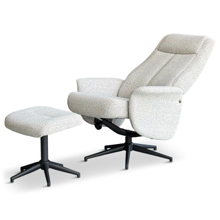 Fauteuil Brugge met  Voetenbank