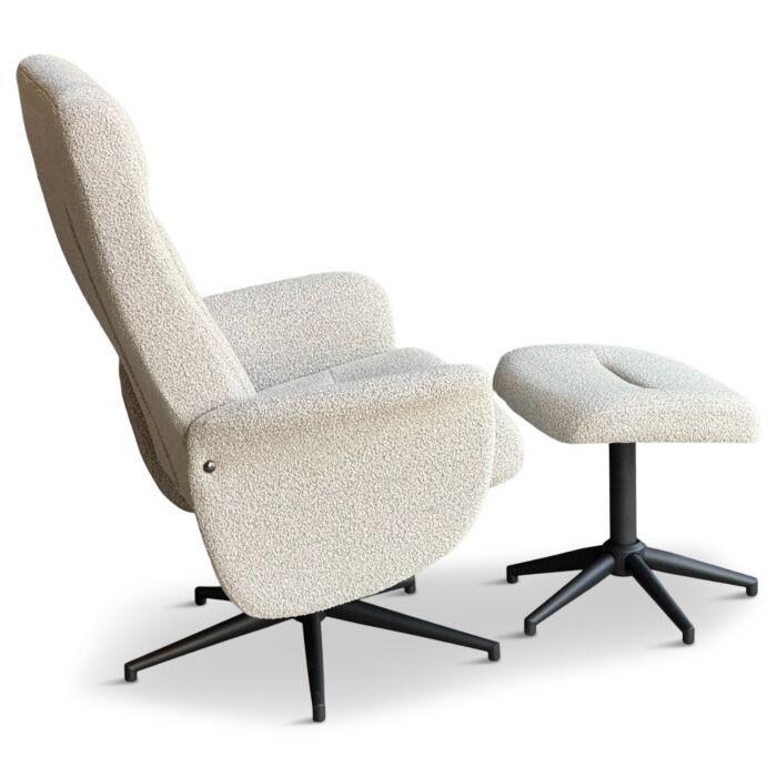 Fauteuil Brugge met  Voetenbank