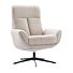 Profijt Meubel Draaifauteuil Langley beige met hocker