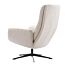 Profijt Meubel Draaifauteuil Langley beige met hocker