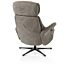 Lazaro, Relaxfauteuil (Incl. Poef) - Stof Livigno - Bruin