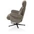 Lazaro, Relaxfauteuil (Incl. Poef) - Stof Livigno - Bruin