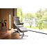 Lazaro, Relaxfauteuil (Incl. Poef) - Stof Livigno - Creme