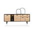 Avalon, Dressoir 230 Cm - 4-Deuren + 1-Lade + 1-Glasdeur (+ LED) - Natural