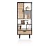 Avalon, Boekenkast 80 Cm - 1-Deur + 1-Lade + 5-Niches - Natural