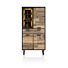 Avalon, Bergkast 96 Cm - 3-Deuren + 1-Lade + 1-Glasdeur (+ LED) - Driftwood