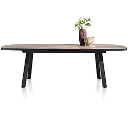 H&H Uitschuiftafel Avalox Ovaal 190 (+ 60) X 110 Cm