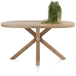 Eetkamertafel Nyborg 150 X 110 Deens Ovaal 