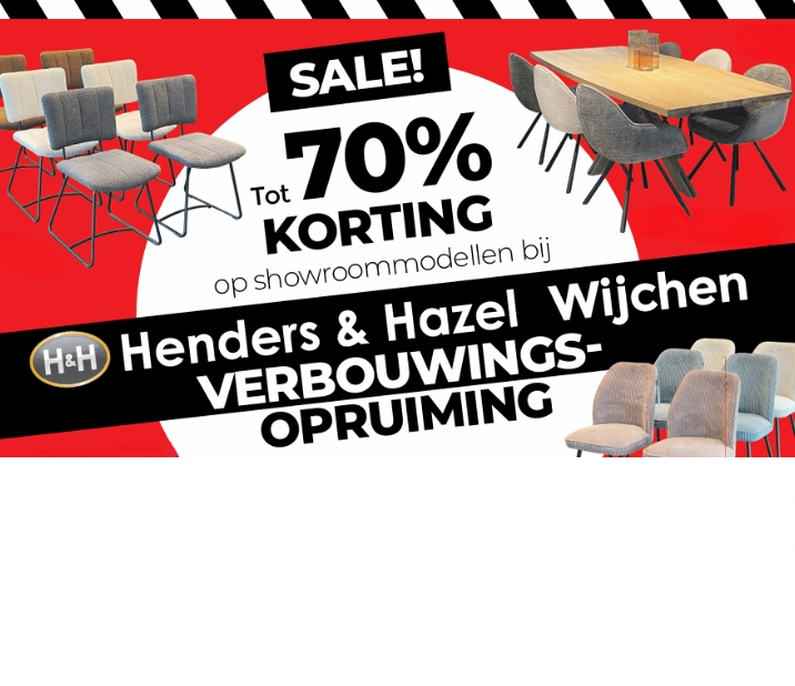 Verbouwingsuitverkoop Oosterbaan 